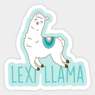 Lexi Hensler Lexi Llama Sticker